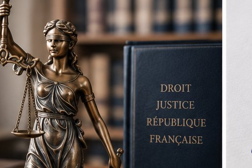 Statue de la Justice avec balance